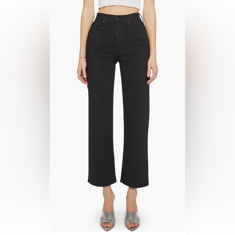 MOTHER The Rambler High Waist Ankle Straight Leg Jeans (Not Guilty)